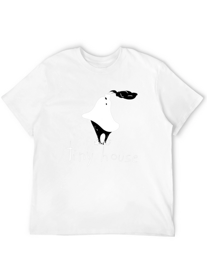 Tiny House Graphic Tee - Unique Design Casual Wear