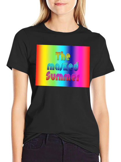 The Masked Summer Rainbow Graphic Tee