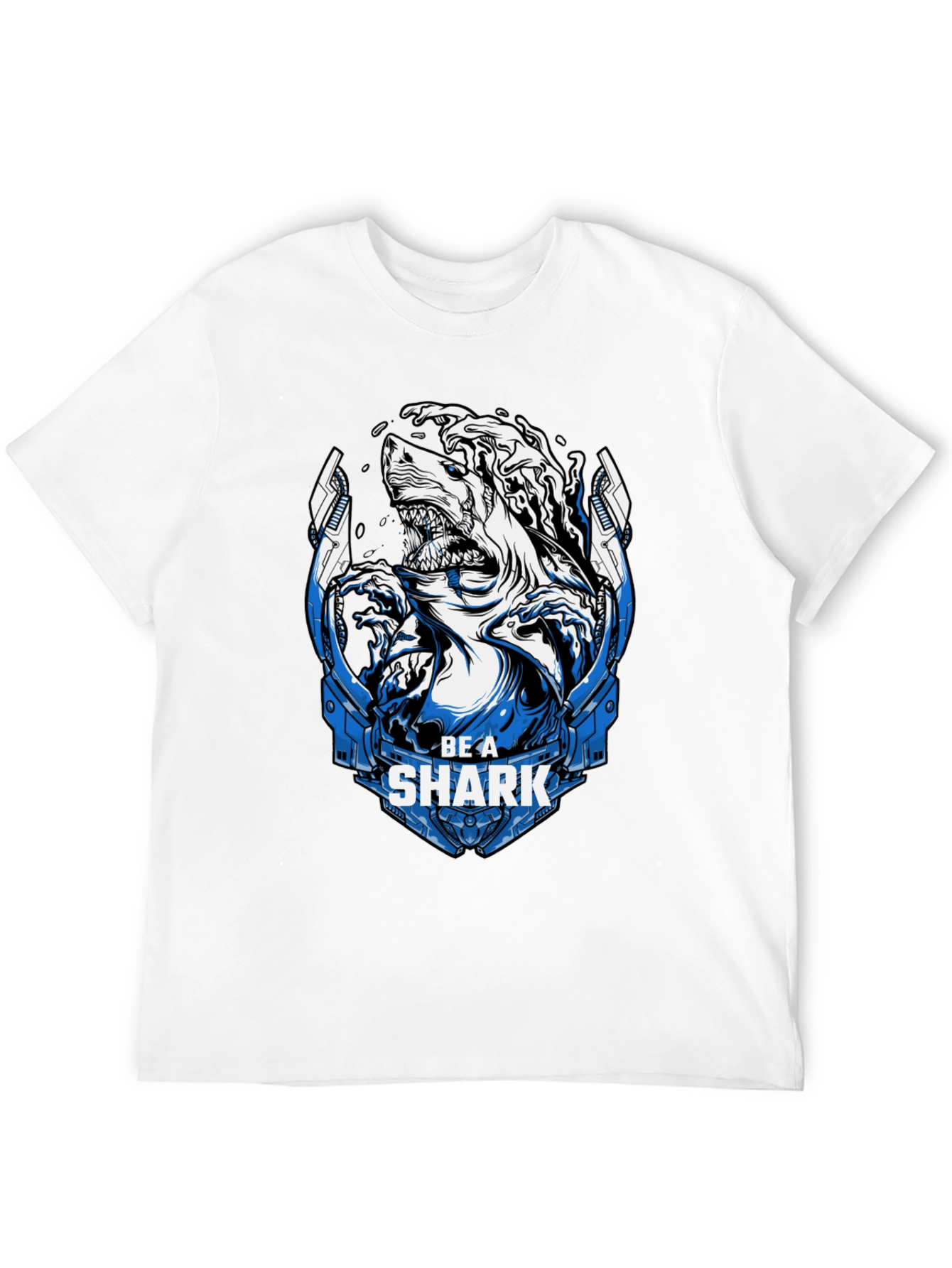 Be A Shark Graphic Tee - Bold Statement T-Shirt