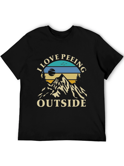 I Love Peeing Outside Graphic Tee