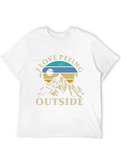 I Love Peeing Outside Graphic Tee