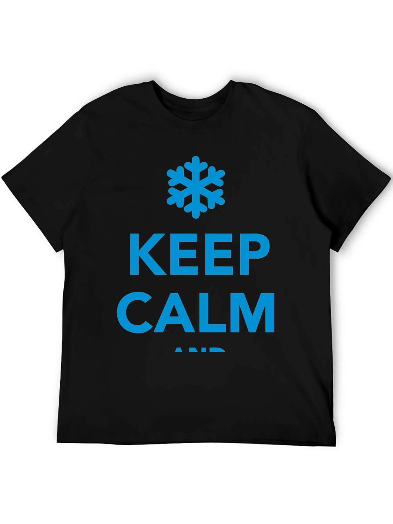Keep Calm and Chill Black T-Shirt