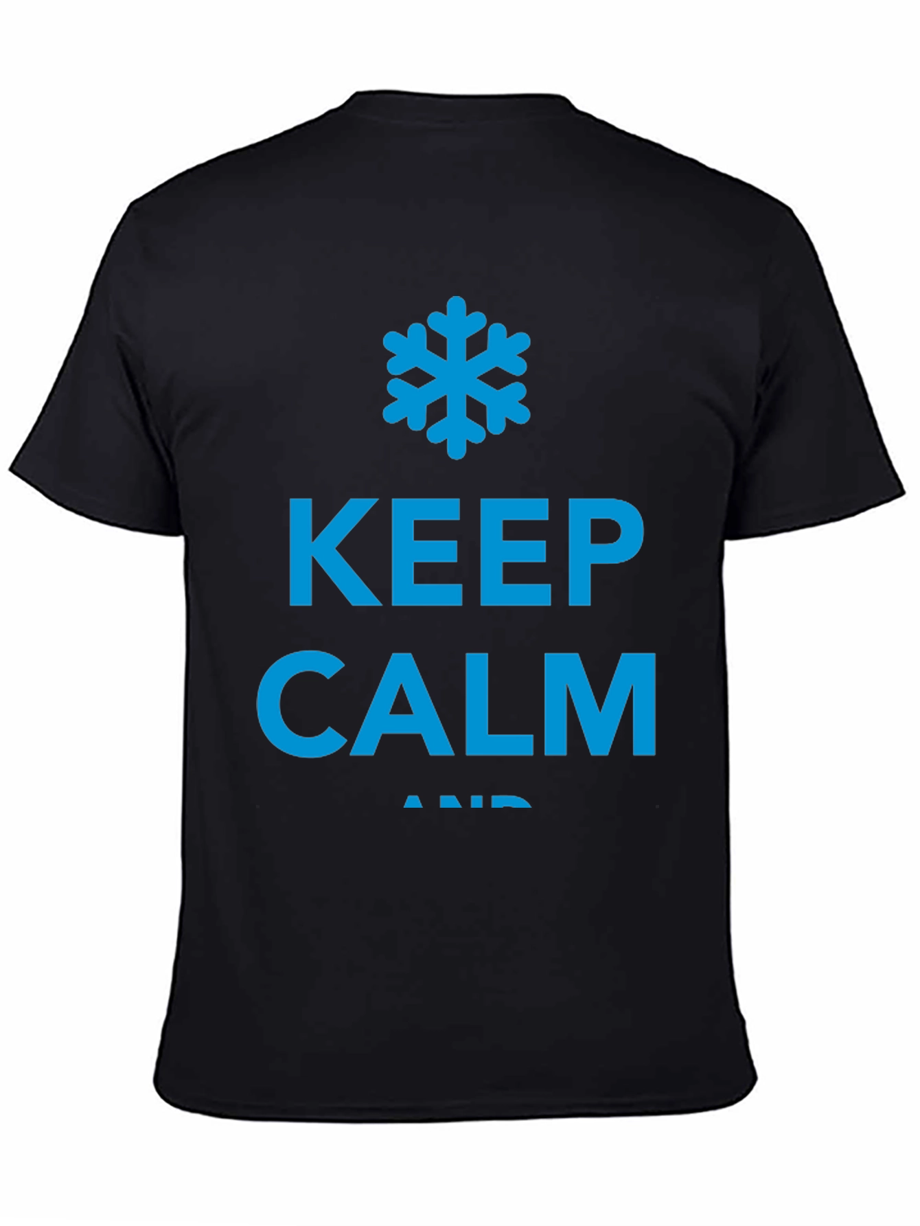 Keep Calm and Chill Black T-Shirt