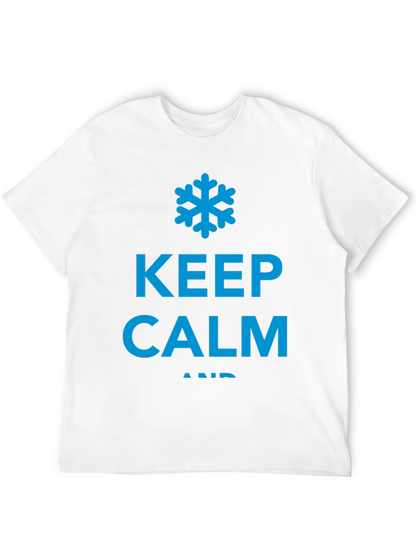 Keep Calm and Chill Black T-Shirt