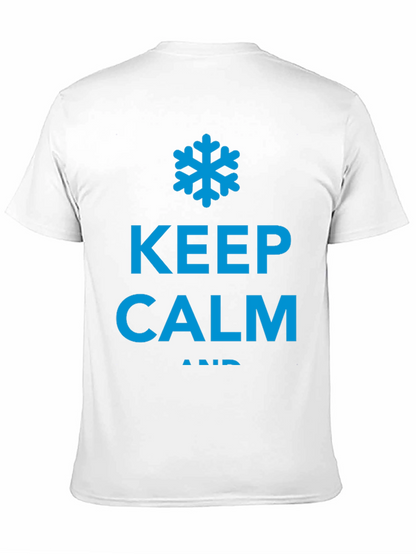Keep Calm and Chill Black T-Shirt