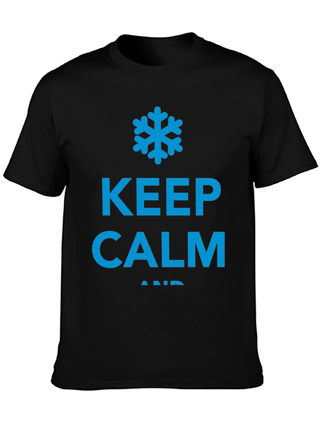 Keep Calm and Chill Black T-Shirt