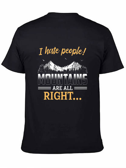 I Hate People Mountains T-Shirt