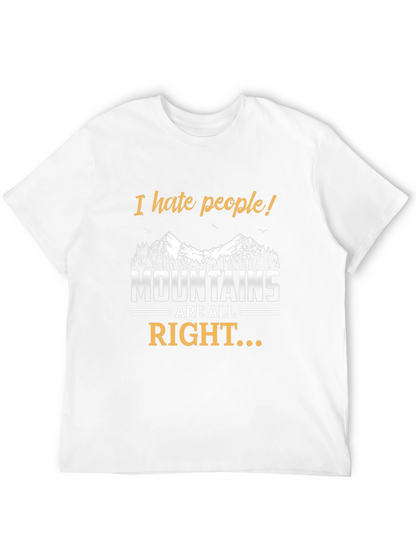 I Hate People Mountains T-Shirt