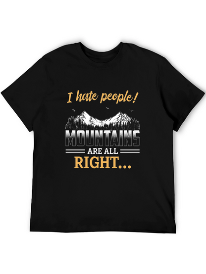 I Hate People Mountains T-Shirt