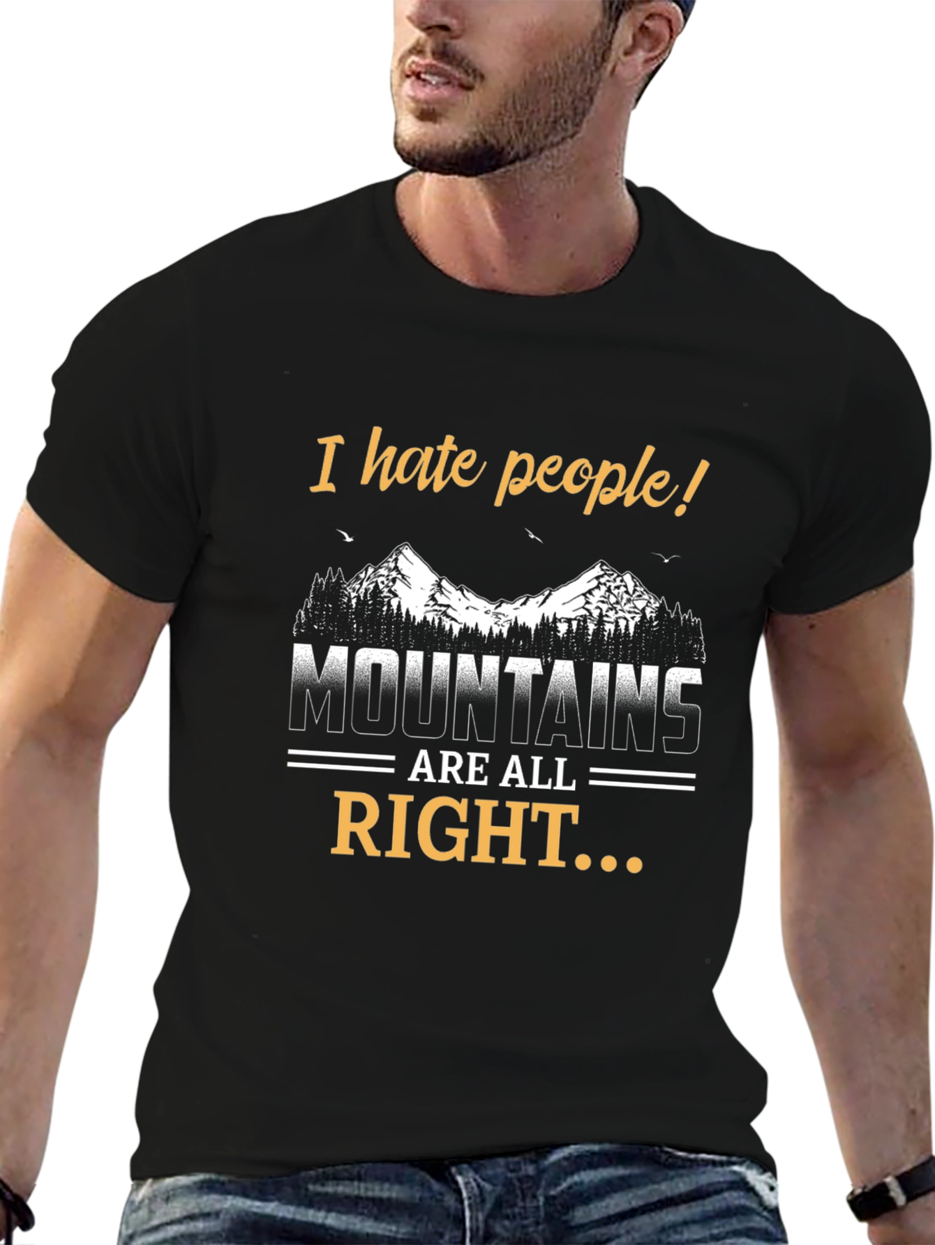 I Hate People Mountains T-Shirt