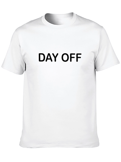 Day Off Graphic Tee - Casual Comfort