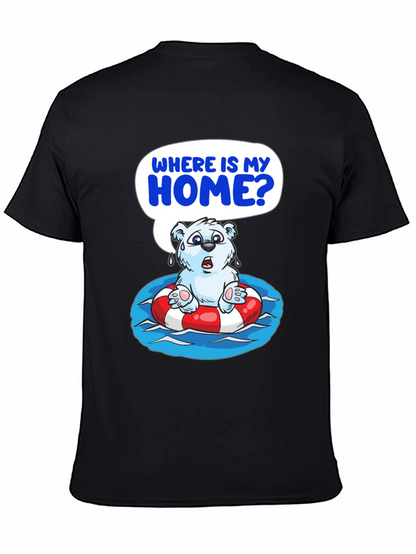 Distressed Polar Bear T-Shirt - Save the Arctic