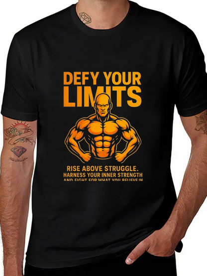Defy Your Limits Graphic T-Shirt - Black