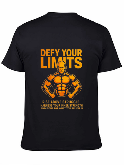 Defy Your Limits Graphic T-Shirt - Black