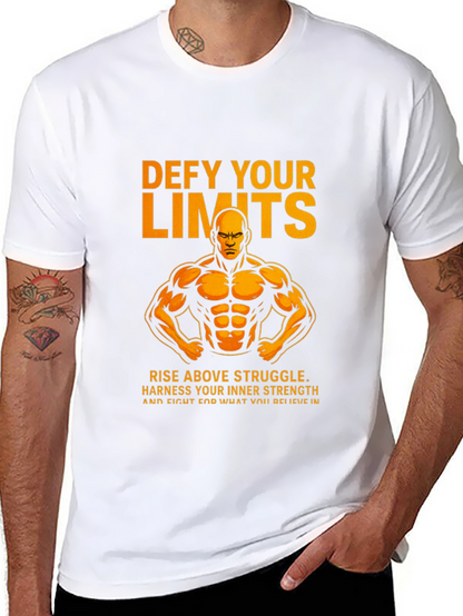 Defy Your Limits Graphic T-Shirt - Black