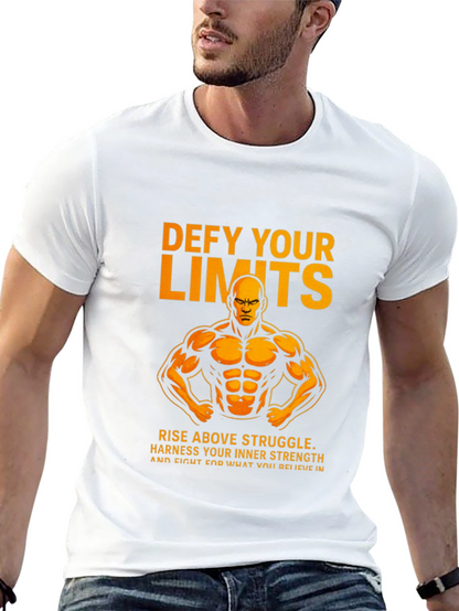 Defy Your Limits Graphic T-Shirt - Black