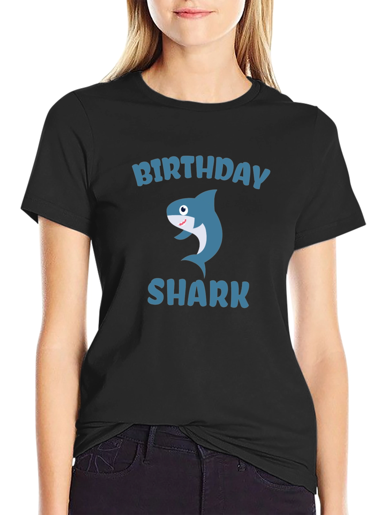 Birthday Shark Graphic T-Shirt - Fun Celebration Tee