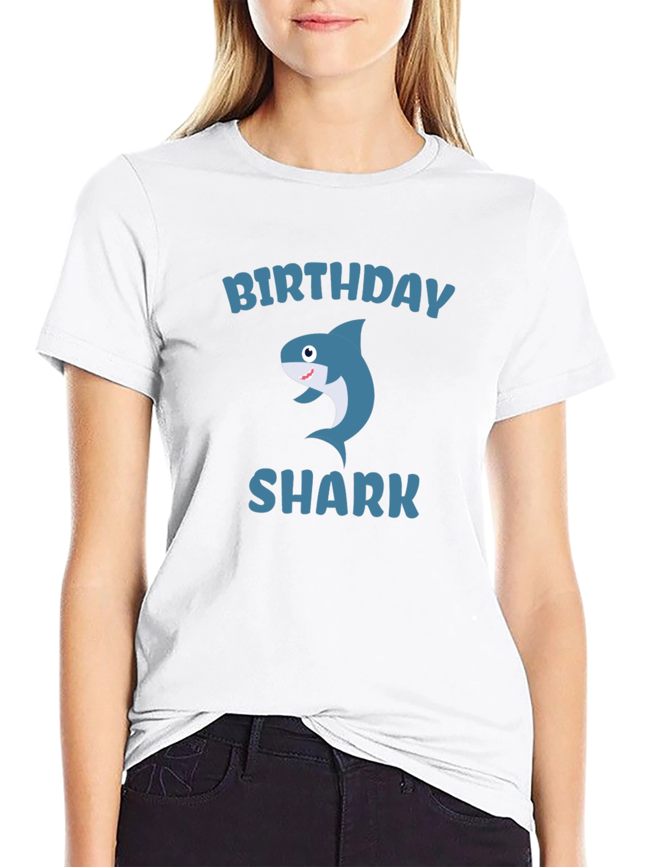 Birthday Shark Graphic T-Shirt - Fun Celebration Tee