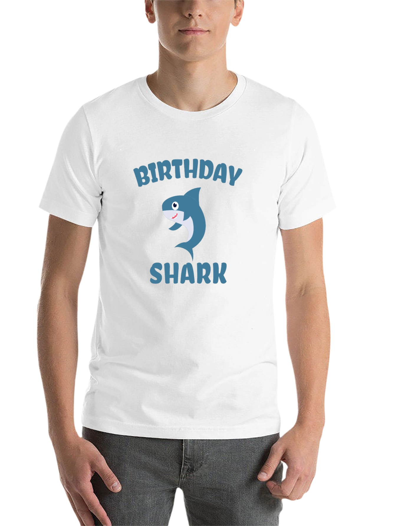 Birthday Shark Graphic T-Shirt - Fun Celebration Tee