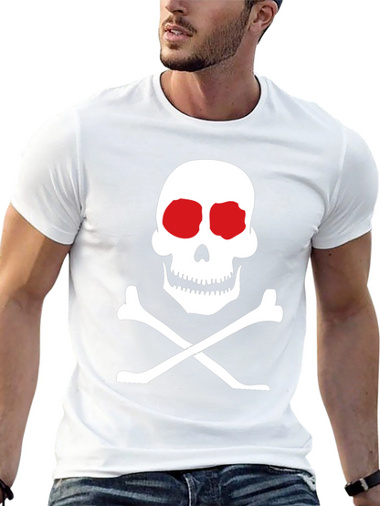 Skull and Crossbones Graphic Tee - Classic Black T-Shirt