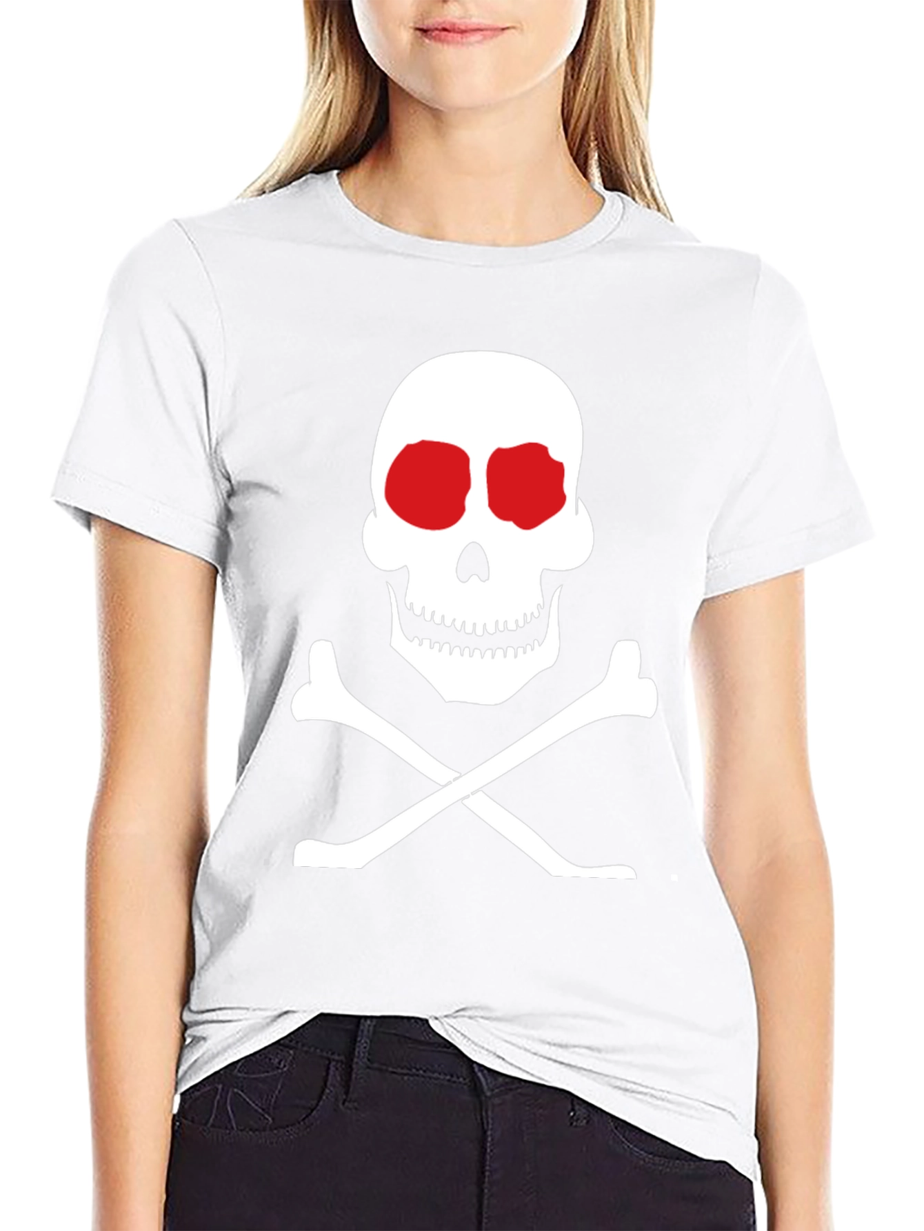 Skull and Crossbones Graphic Tee - Classic Black T-Shirt
