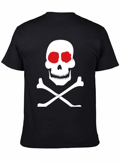 Skull and Crossbones Graphic Tee - Classic Black T-Shirt