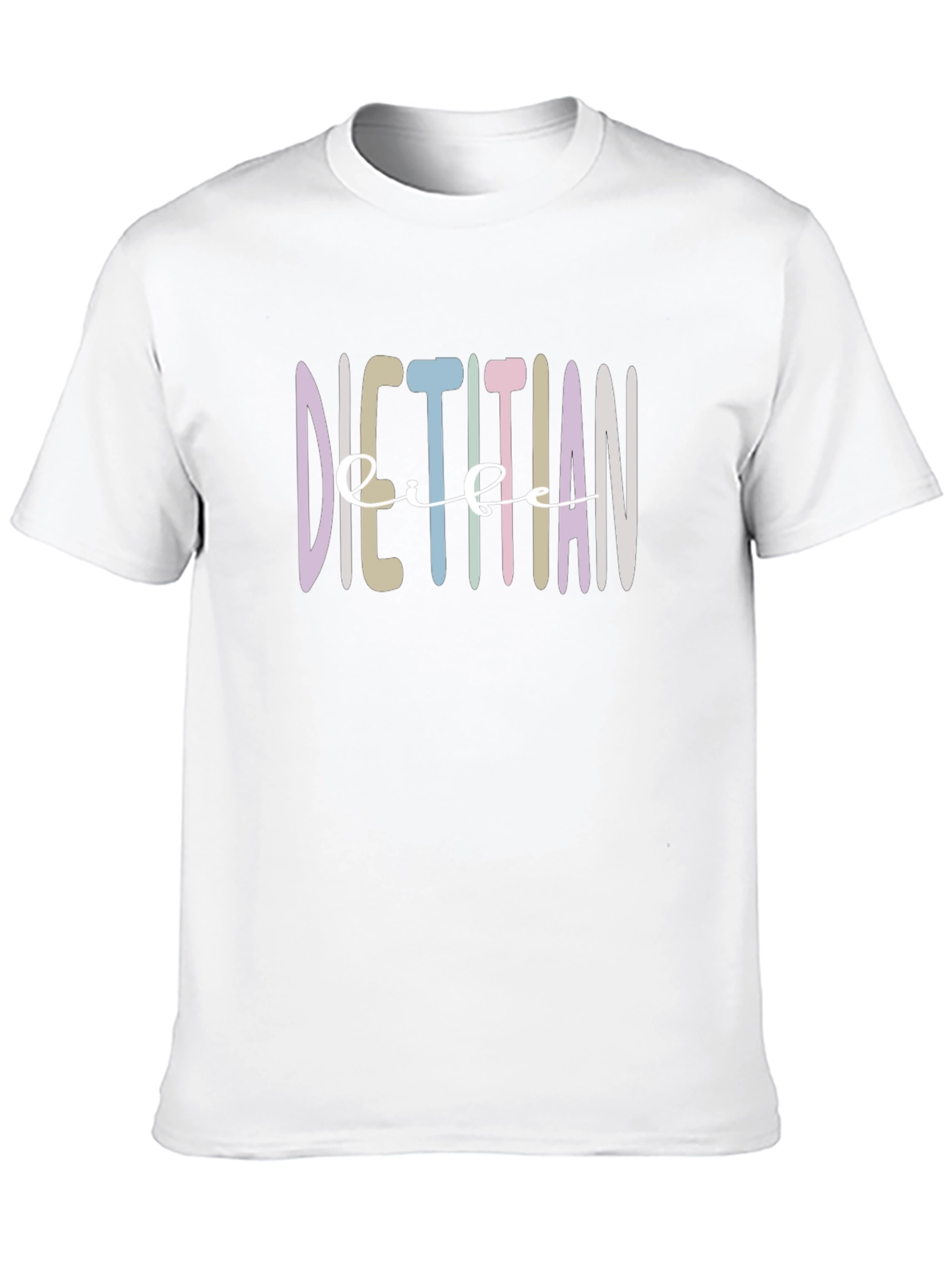 Dietitian Life T-Shirt - Black Crew Neck
