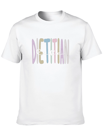 Dietitian Life T-Shirt - Black Crew Neck