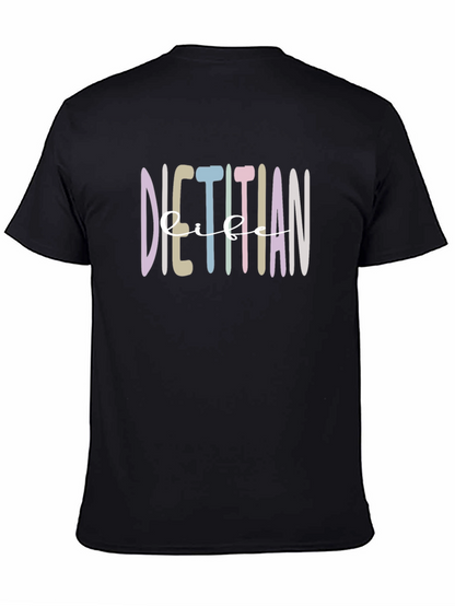 Dietitian Life T-Shirt - Black Crew Neck
