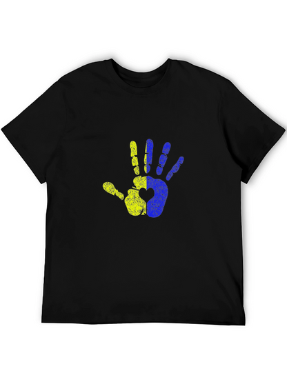 Ukraine Hand Heart T-Shirt