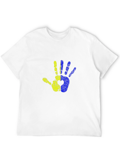 Ukraine Hand Heart T-Shirt