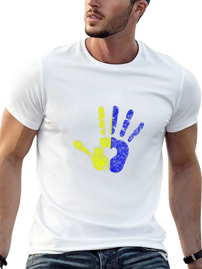 Ukraine Hand Heart T-Shirt