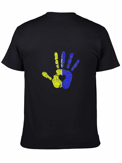 Ukraine Hand Heart T-Shirt