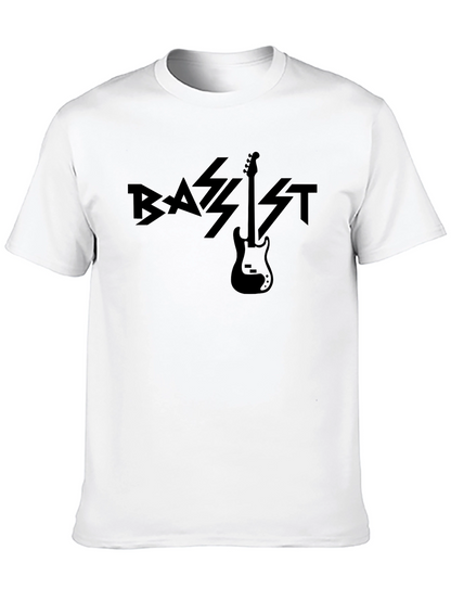 Bassist Graphic T-Shirt - Black Cotton Tee