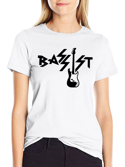 Bassist Graphic T-Shirt - Black Cotton Tee