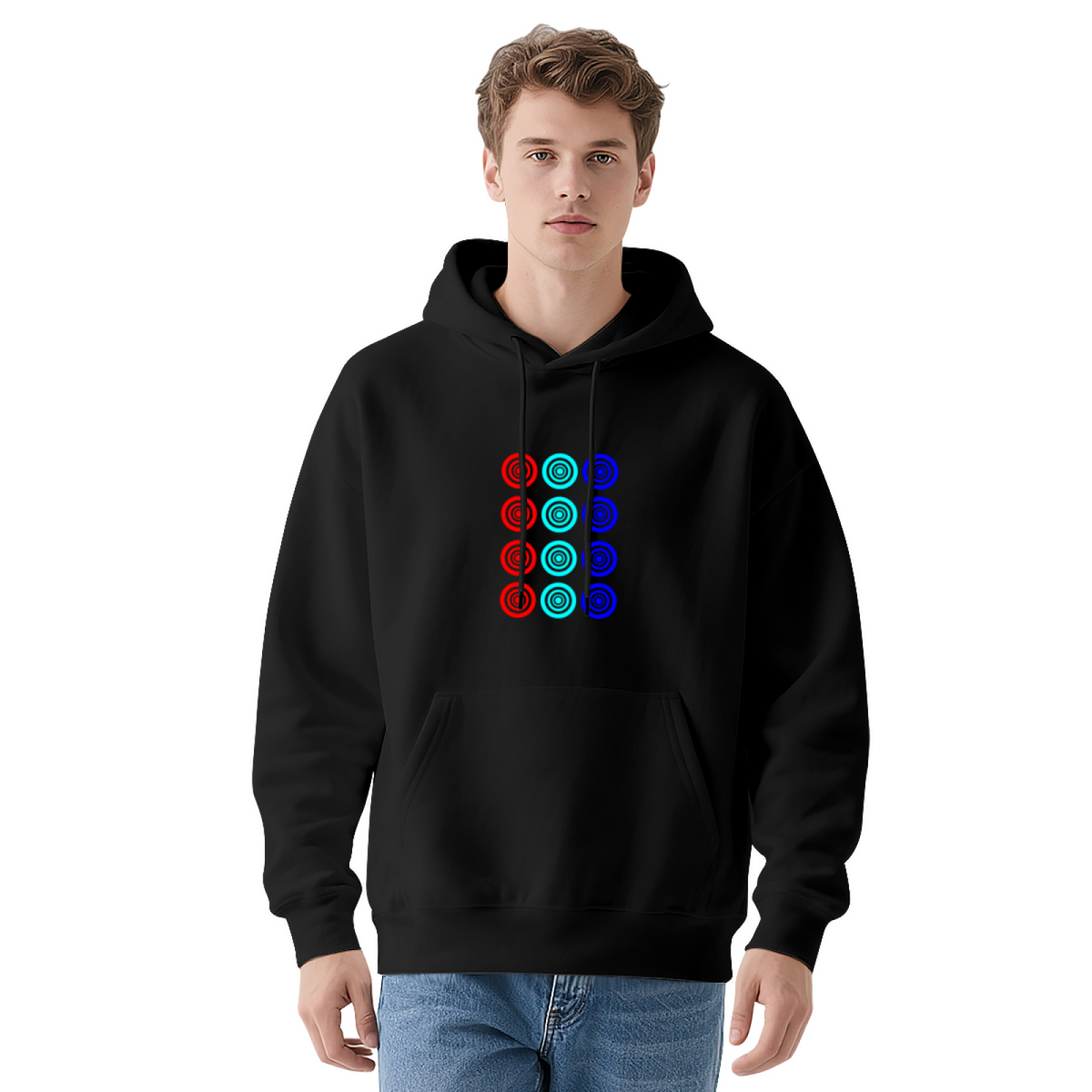 Cool Graphic Hoodie - Dark Green Hoodie