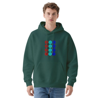 Cool Graphic Hoodie - Dark Green Hoodie