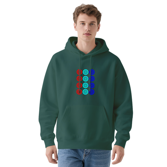 Cool Graphic Hoodie - Dark Green Hoodie