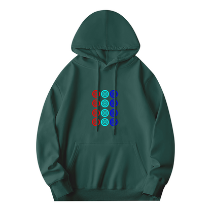 Cool Graphic Hoodie - Dark Green Hoodie