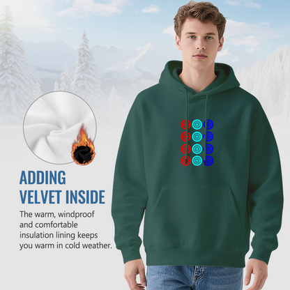 Cool Graphic Hoodie - Dark Green Hoodie