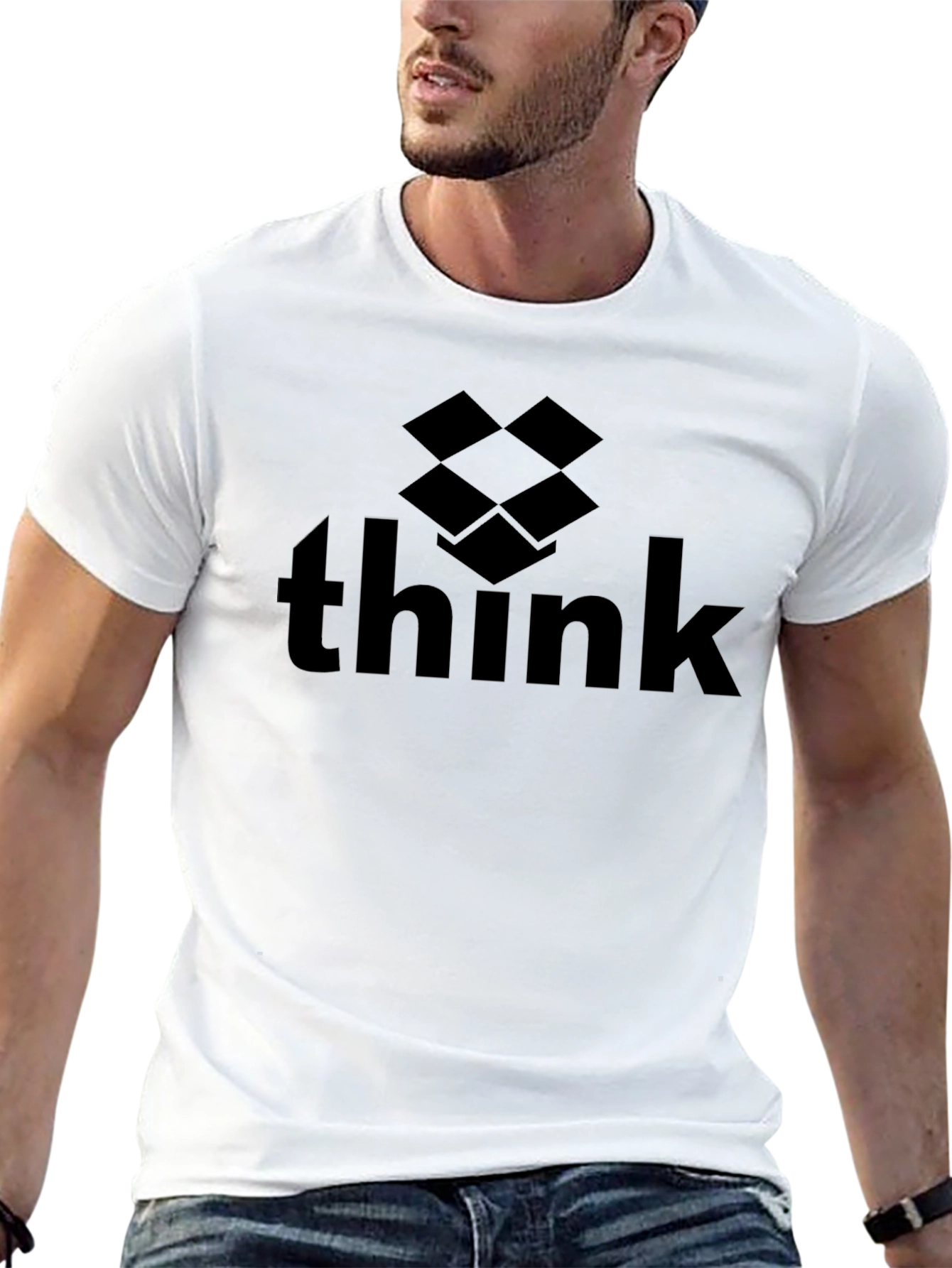 Think Outside the Box Black T-Shirt