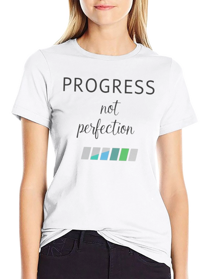 Progress Not Perfection Graphic T-Shirt