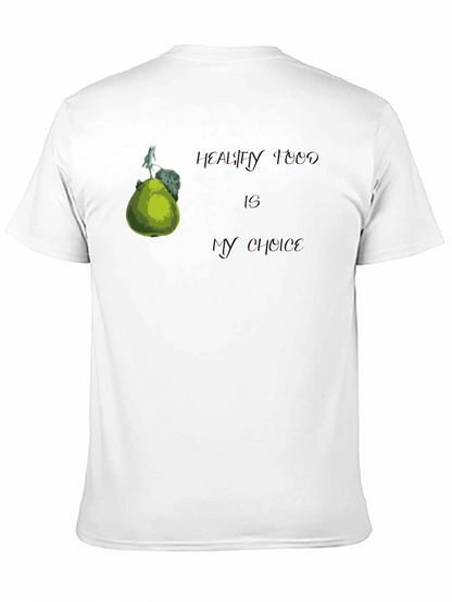 Healthy Food Choice Black T-Shirt