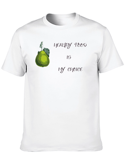 Healthy Food Choice Black T-Shirt