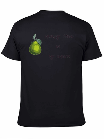Healthy Food Choice Black T-Shirt