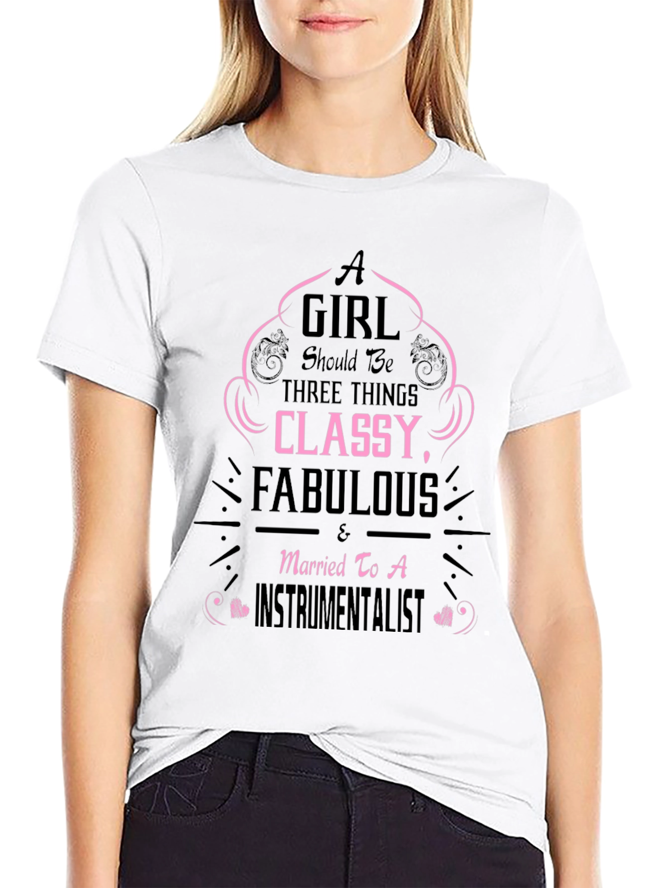 Classy Fabulous Instrumentalist Wife Tee