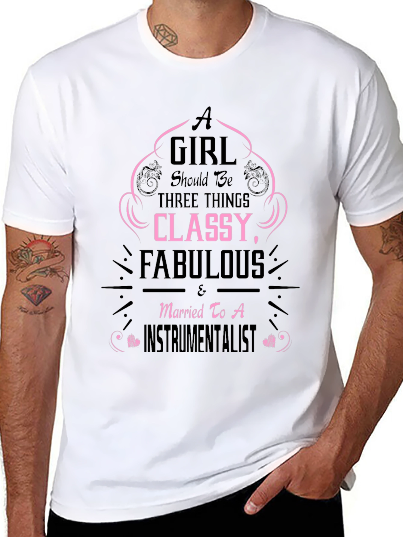 Classy Fabulous Instrumentalist Wife Tee