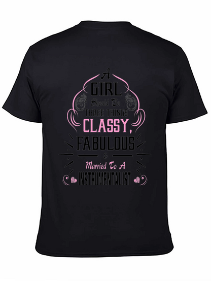 Classy Fabulous Instrumentalist Wife Tee