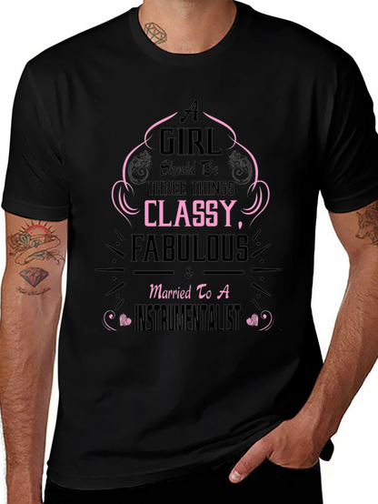 Classy Fabulous Instrumentalist Wife Tee
