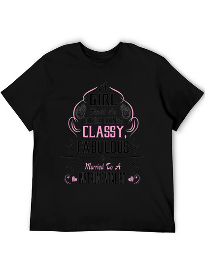Classy Fabulous Instrumentalist Wife Tee